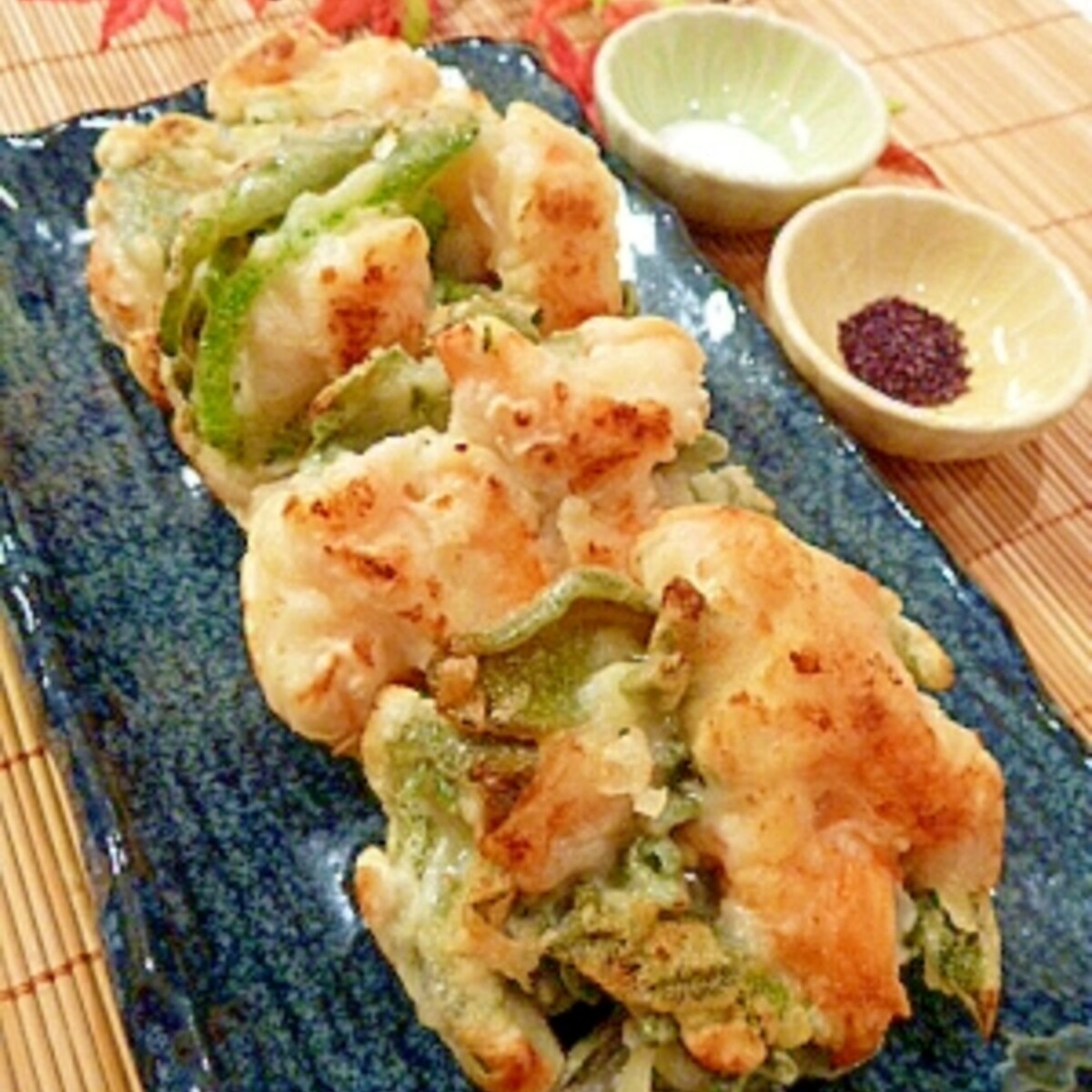 少ない油で 海老とアイスプラントのかき揚げ レシピ 作り方 By まめもにお 楽天レシピ 少ない油で 海老とアイスプラントのかき揚げ レシピ 作り方 By まめもにお 楽天レシピ